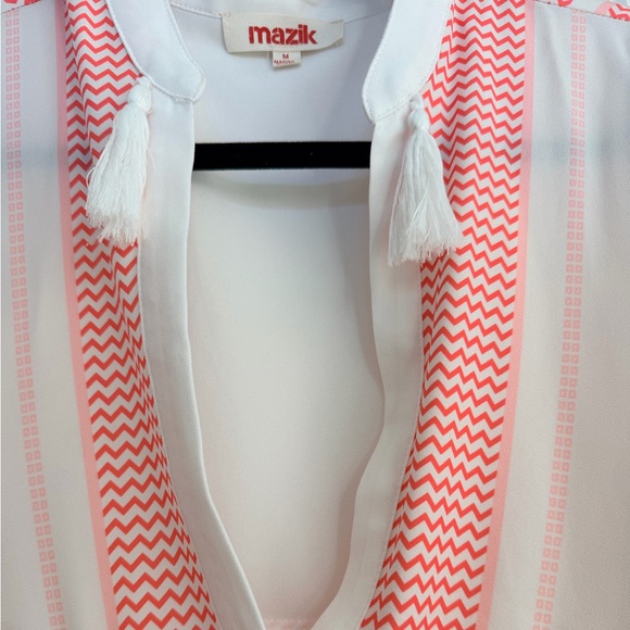 Mazik Orange & White Patterned Dress - Picture 2 of 10